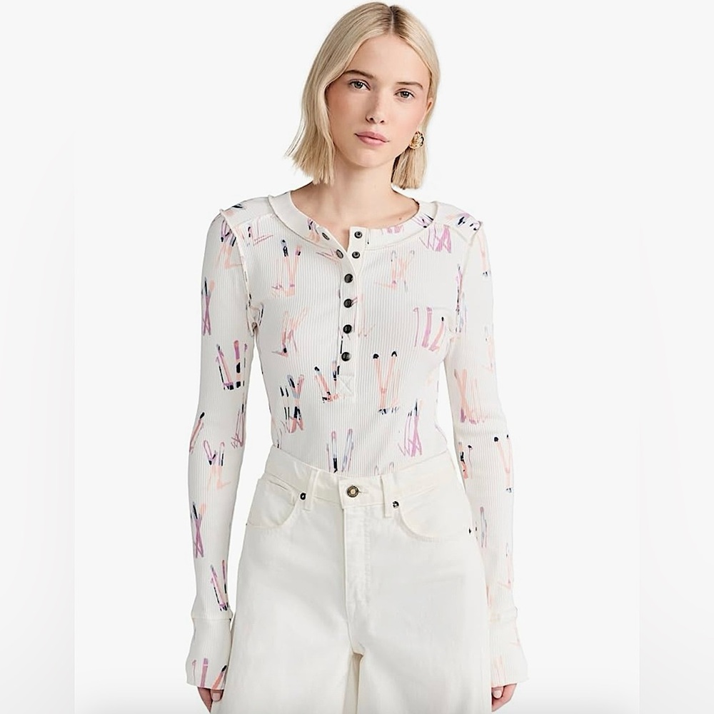 NEW FreePeople Movement Rally Printed
Layer Long Sleeve - Picture 6 of 12